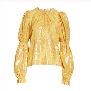 ULLA JOHNSON Aster Fil Coupé Blouse